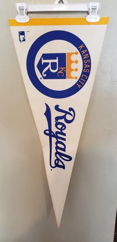 KANSAS CITY ROYALS MLB BASEBALL VINTAGE RETRO FELT PENNANT 3/17/23 Cover