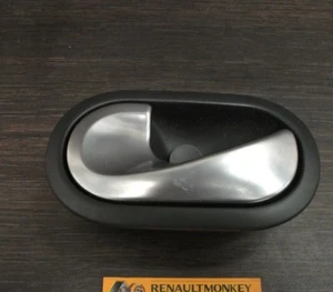 RENAULT CLIO 3 2006 - 2012 DRIVERS SIDE INTERIOR DOOR HANDLE CHROME - Picture 1 of 1