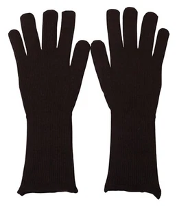 DOLCE & GABBANA Gloves Men Brown Cashmere Silk Hands Mitten s. 9 / M RRP 300usd - Imagen 1 de 8