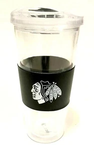 Chicago Blackhawks Thermo 22 Unzen Slider Top Reisebecher Tasse Becher - Neu - Bild 1 von 3