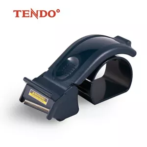 TENDO° Smart & Easy cut Packing Tape Dispenser, Durable Tape Gun, SJ-50M, Navy - Picture 1 of 10
