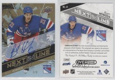2018-19 Overtime Next in Line Gold Rainbow /3 Brett Howden #NL-8 Rookie Auto RC