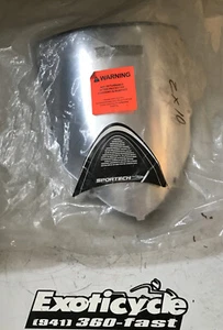 2004-05 Kawasaki ZX10R Wind Screen - Sportech - Chrome - Picture 1 of 4