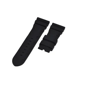 Correa de reloj de goma negra 26x22 mm para sumergible Panerai Luminor Marina - Imagen 1 de 6