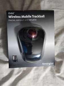 Kensington Orbit Wireless Trackball Black/Red 72352US - Picture 1 of 3