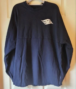Pullover Disney Cruise Line Navy con loghi bianchi manica lunga Spirit taglia large - Foto 1 di 12