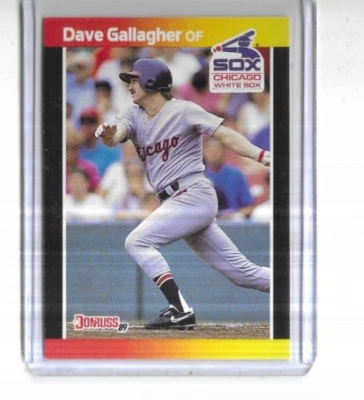 1989 Donruss #384 Dave Gallagher Chicago White Sox - Image 1 of 2