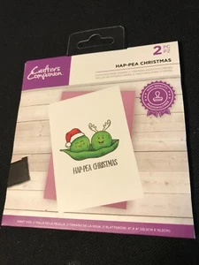 CRAFTER'S Companion BRIEFMARKENSET - Hap-Erbse WEIHNACHTEN - 2 Stück - NEU, ungeöffnet - Spaß! - Bild 1 von 2
