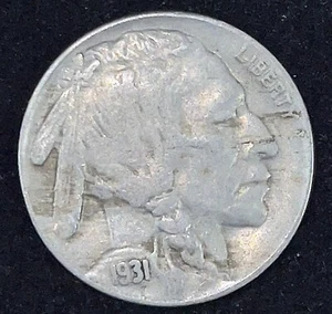 1931-S Buffalo Nickel - Picture 1 of 5