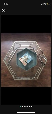 Gorgeous Glass Hexagon Coffee Table By Bernhardt - Image 1 of 4