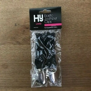 Jodhpur Clips, Joddy, BLACK, Elastic, Adults, Children Showing, FREE UK Postage - Picture 1 of 1