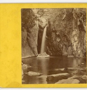 Wasserfall bei Glengariff Cork - Irland Stereoview um 1870 - Bild 1 von 4