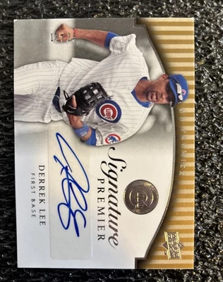 2008 SP 正品 Derrek Lee 签名 Premier /25 — 第 1/2 张图片