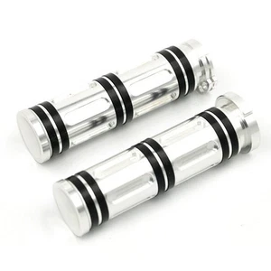Heavy Duty CNC Billet 1" Handlebar Hand Grips for Sportster Dyna Softail Tour... - Picture 1 of 4