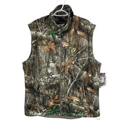 NEW Blocker Outdoors Shield Series Wooltex Camo Hunting Vest Mens XL Realtree - Image 1 of 4
