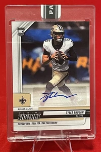 Tyler Shough (RC) - 2025 Panini Instant NFL  Autograph Rookie Card /99 SP Saints - Picture 1 of 3