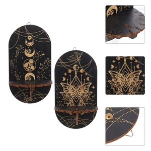 2 Pcs Display Shelf Wall Mount Small Shelves for Mounted Decorative - Picture 1 of 12