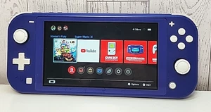 Nintendo Switch Lite Handheld-Spielkonsole HDH-001 Blau Getestet Funktioniert - Bild 1 von 9