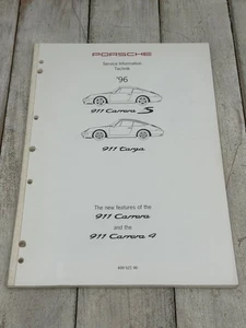 1996 Porsche Service Information Technik 911 Carrera 4S Targa Manual 499 521 96 - Bild 1 von 3