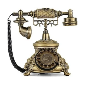 Unique Vintage Style Phone with Sweet Ringtones Perfect for Home Decor - Zdjęcie 1 z 10