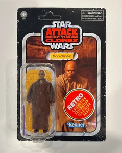 Star Wars The Retro Collection AOTC Mace Windu 3,75" Figur NEUWERTIG UNPUNCHED - Bild 1 von 7