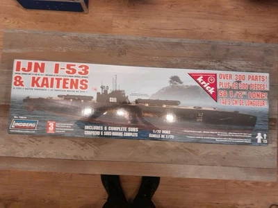 Lindberg U-Boot IJN I-53&Kaitens 1:72 #70818+Eduard Ätzteile(53051/53052/53053) - Bild 1 von 4