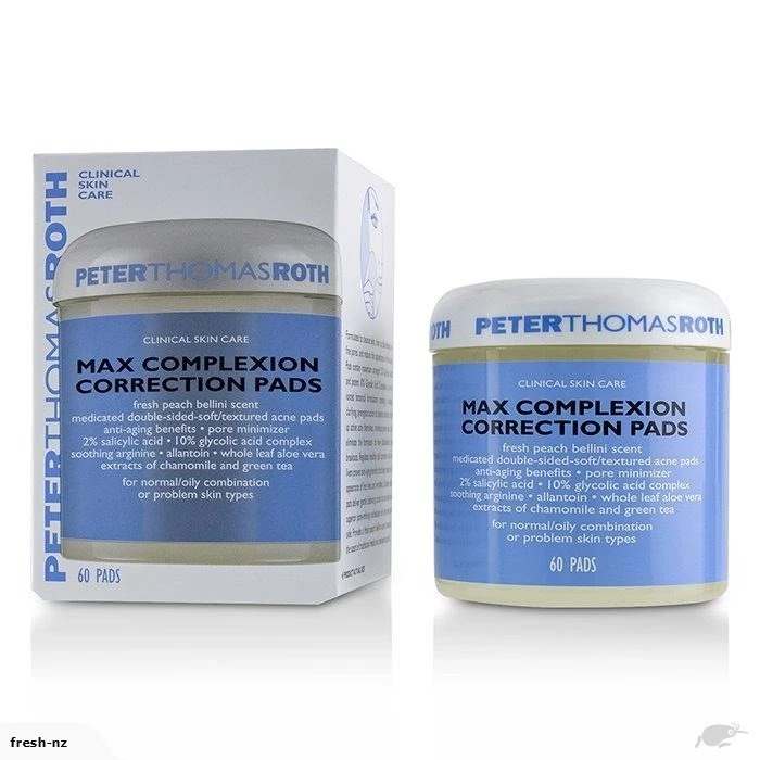 Almohadillas correctoras de tez Peter Thomas Roth Max 60 almohadillas nuevas en caja Foto 1 de 1