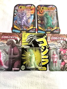 Godzilla & Jet Jaguar Cherry Blossom Reaction Mechagodzilla & Godzilla & '55 GID - Bild 1 von 13
