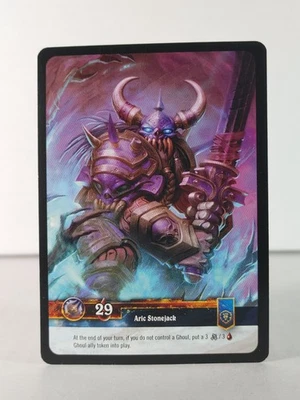 Aric Stonejack - War of the Elements  2/220 - Warcraft tcg - Uncommon - A - Image 1 of 4