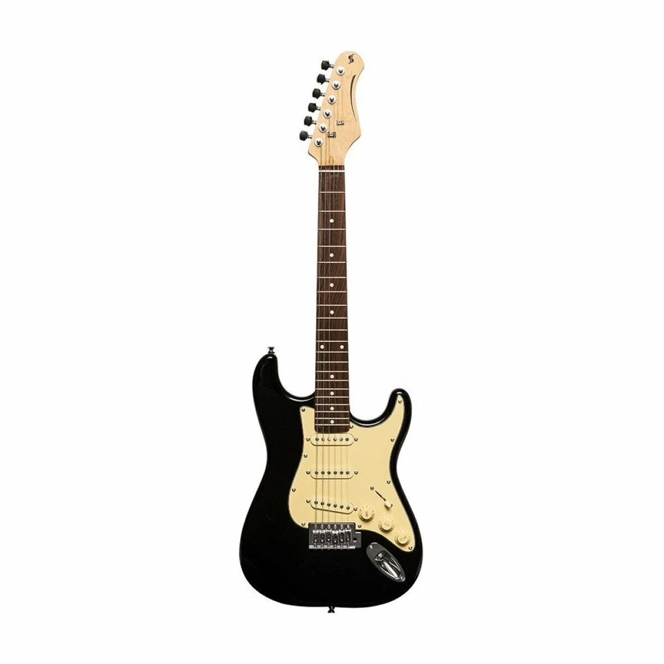 Stagg SES-30 Strat Style 3/4 Size Electric Guitar - Black