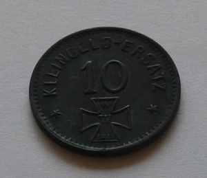 Dinero de emergencia: Waldsee 10 Pfennig 1918, dinero de emergencia alemán de la Primera Guerra Mundial - Imagen 1 de 2