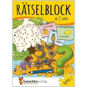NEU: Rätselblock für Kinder ab 7 Jahren - kunterbunter Rätselspaß mit Lösungen - Bild 1 von 1
