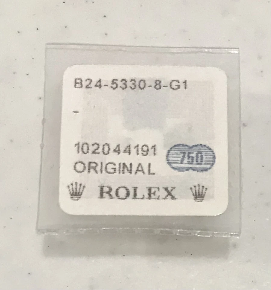 Rolex Watch 24-5330-8 Case Tube With Gasket 18k Solid Gold Factory