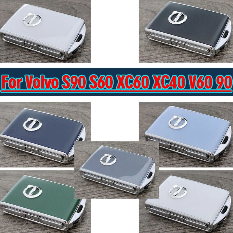 Car Key Fob Shell Cover Zinc Alloy Frame Case For Volvo S90 S60 XC60 XC40 V60 90 Foto 1 de 1