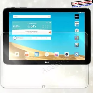Anti-Strike Clear Tempered Glass Screen Protector for LG G Pad X 10.1" V930 AT&T - Picture 1 of 1