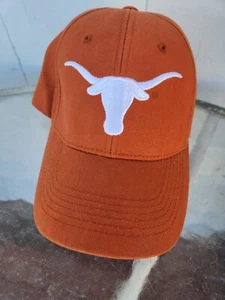 Vintage Texas Longhorn Signatures Sportswear Snap Back Hat Horns Orange  - Picture 1 of 4