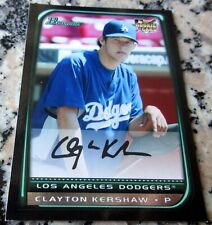 CLAYTON KERSHAW 2008 Bowman ROOKIE CARTE couronne royale Los Angeles Dodgers Hot No Hitter CY