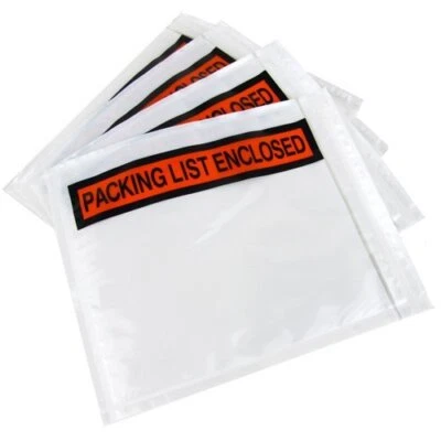 500 Packing List Enclosed Panel Face Envelopes 4.5 x 6 Shipping Envelope Pouch - Image 1 of 4