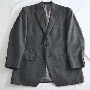 Lauren Ralph Lauren 42S Gray Houndstooth Flannel Mens Blazer Sport Coat Jacket - Picture 1 of 12