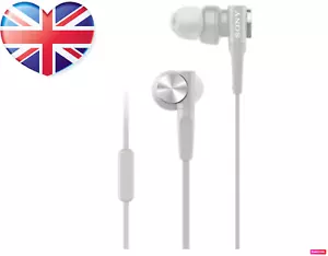Sony MDR-XB55AP Cuffie auricolari bassi extra - Bianco grigiastro UK CONSEGNA GRATUITA - Foto 1 di 9