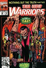 THE NEW WARRIORS #23 (1990) FN- MARVEL