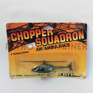 Vintage 1980's ERTL CHOPPER SQUADRON Air Ambulance Military Toys MISB Helicopter - Picture 1 of 1