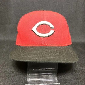 Cincinnati Reds Hat Cap Mens 7 3/8 Red Fitted 59Fifty 5950 New Era Made In USA - Picture 1 of 16
