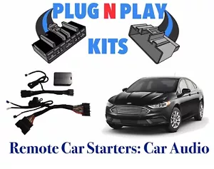 2017 - 2019 FUSION PLUG& PLAY REMOTE CAR STARTER NO HORN HONK W/ P LIGHT PLUG - Picture 1 of 2