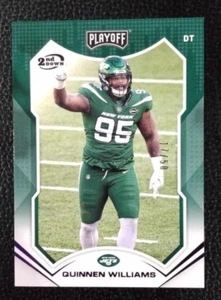 2021 Panini Playoff Quinnen Williams 2ND Down 17/50 Purple Foil NY JETS #22 - Picture 1 of 5