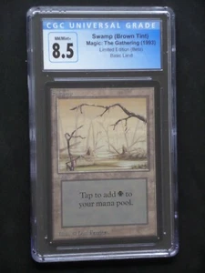 Magic the Gathering Swamp Brown Tint 1993 Limited Edition Beta CGC 8.5 NM/MT+ - Bild 1 von 2