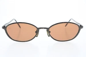 VTG Serengeti 6736 Oval Metal Black Drivers Made in Italy *READ* - Picture 1 of 13