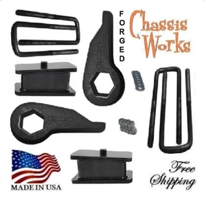 2003-2018 Chevy Express 1500 2500 3500 4WD Lift Kit 3"Keys 3"Blocks Kit 12"U-Blt - Bild 1 von 1
