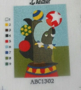 Anchor "Seal" Kids Printed Tapestry Canvas only - Picture 1 of 1