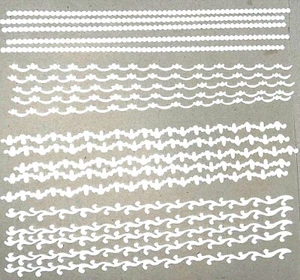 🙂FRILLS BORDER papel cartucho troquelado adornos álbum de recortes - Imagen 1 de 5